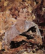 Nikolay Fechin Lady with cat oil painting picture wholesale